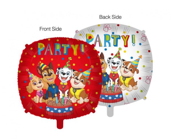 Folienballon Paw Patrol Party 45cm