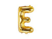 Folienballon Buchstabe E gold 35cm