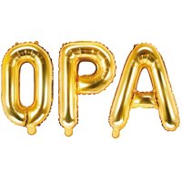 Folienballon Schriftzug Opa gold 60x35cm