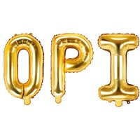 Folienballon Schriftzug Opi gold 60x35cm