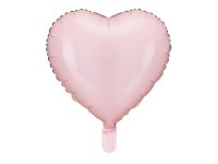 Folienballon Herz rosa 45cm