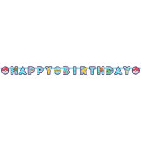 Girlande Pokemon Happy Birthday 218cm