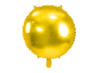 Folienballon rund gold 45cm