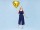 Folienballon Herz gold 60cm
