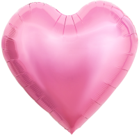 Folienballon Herz 45cm rosa