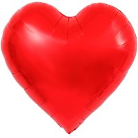 Folienballon Herz 45cm rot