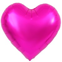 Folienballon Herz 45cm pink