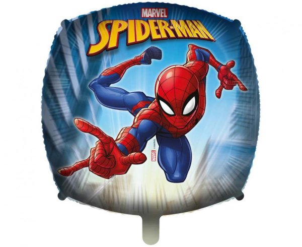 Folienballon Spiderman eckig 45cm