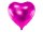 Folienballon Herz pink 45cm
