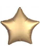 Folienballon Stern gold matt 45cm