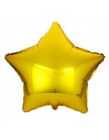Folienballon Stern gold 45cm