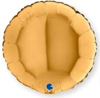 Folienballon rund gold 91cm