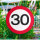 Gartenaufsteller 30 Trafficsign