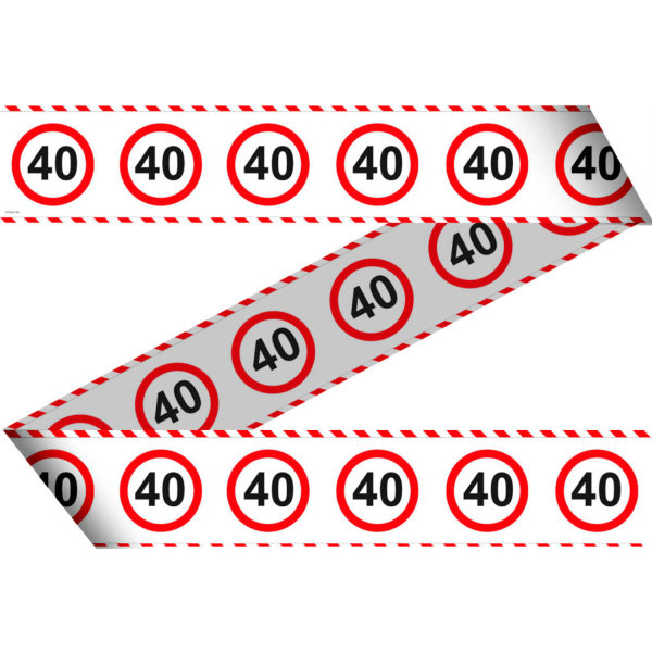 Absperrband Nr. 40 Trafficsign 15m